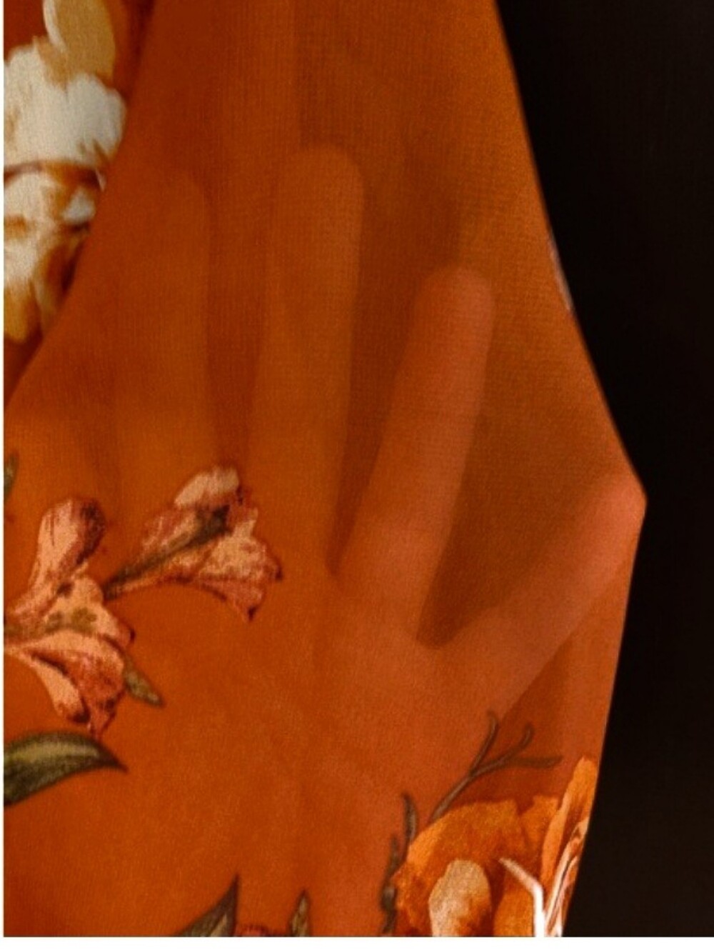 Baltic Born Lydia Maxi Dress Rust Floral Women XXXL - Picture 7 of 7